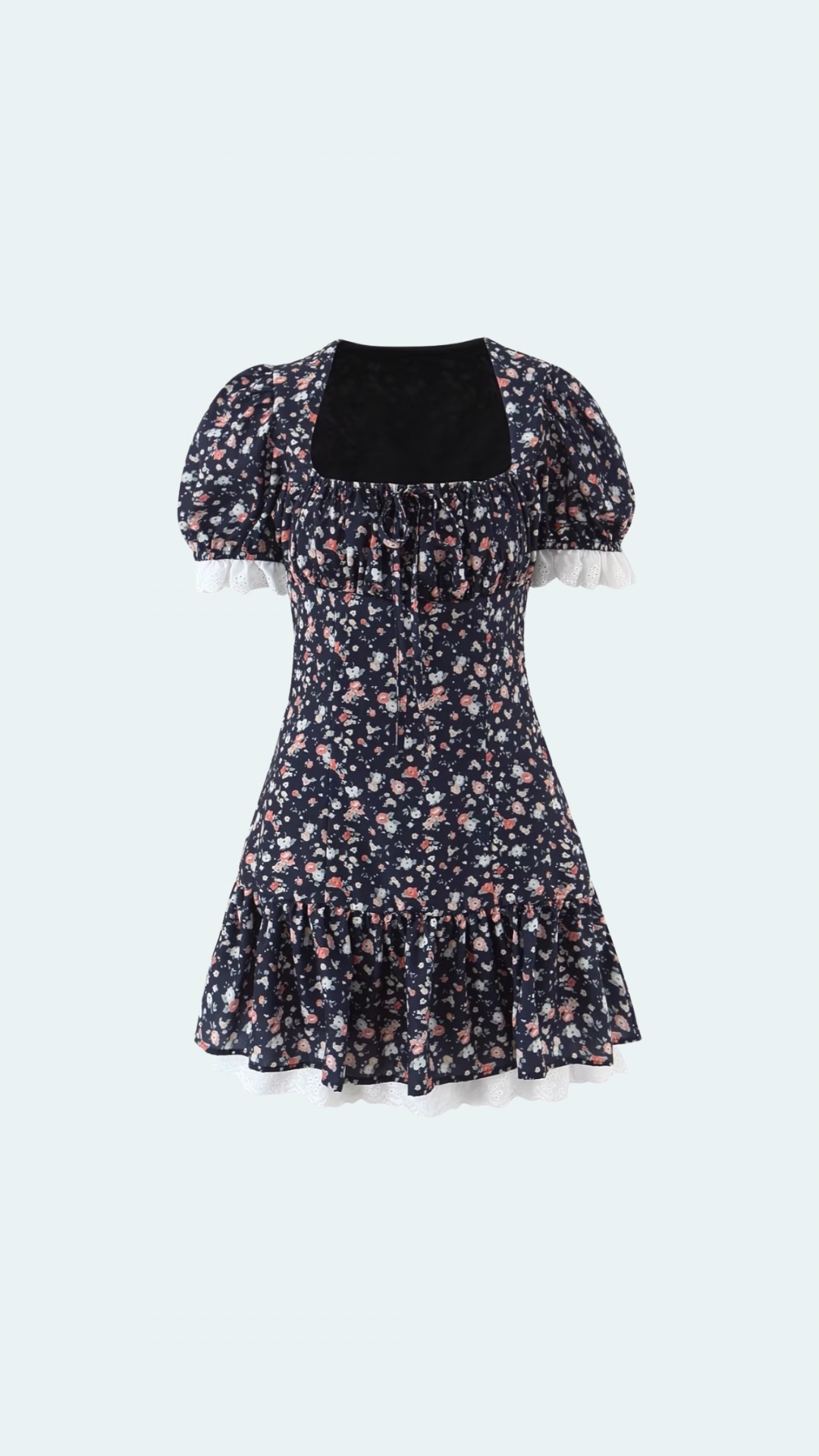 Nocturne Floral Mini Dress — dresses at TORRY, photo 3