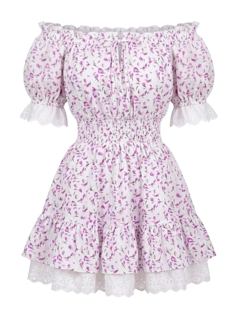 Rosie Floral Mini Dress — dresses at TORRY, photo 3