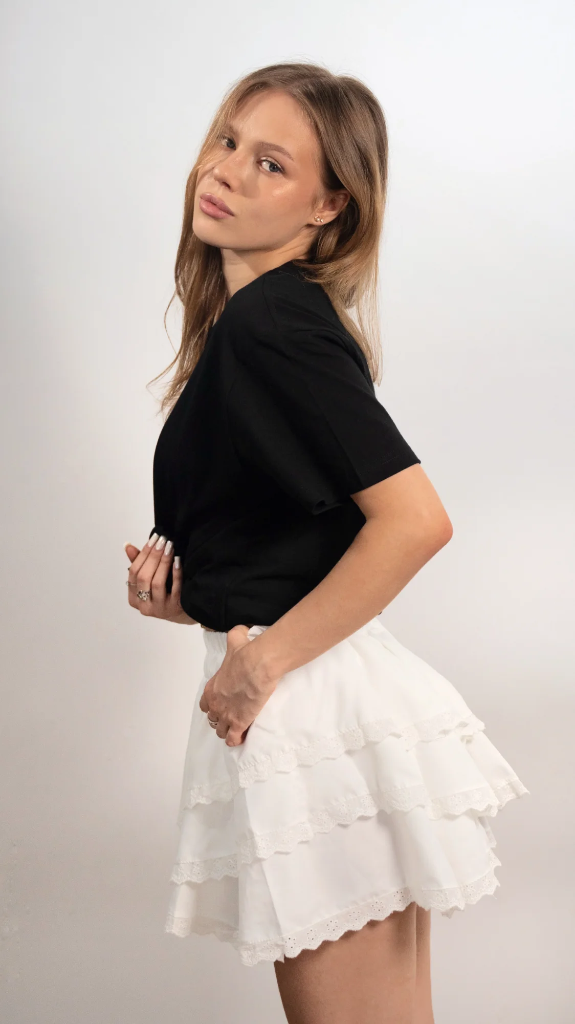 Angel Lace Skirt — t-shirts/tops at TORRY, photo 3