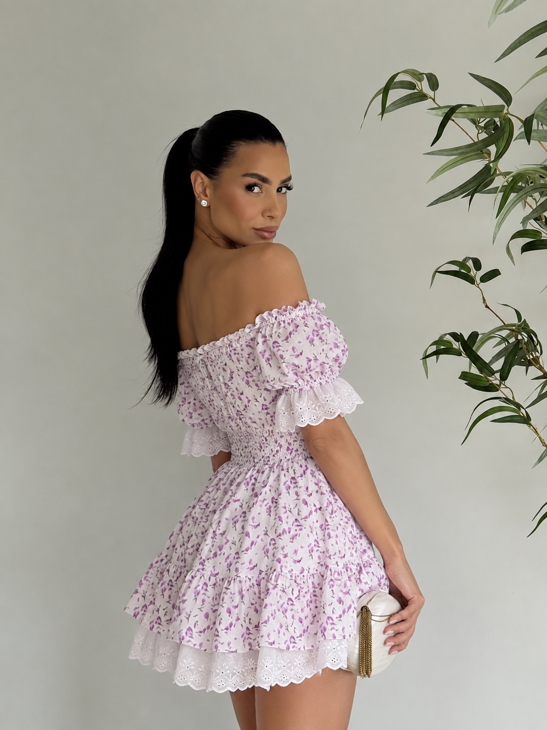 Rosie Floral Mini Dress — dresses at TORRY, photo 2
